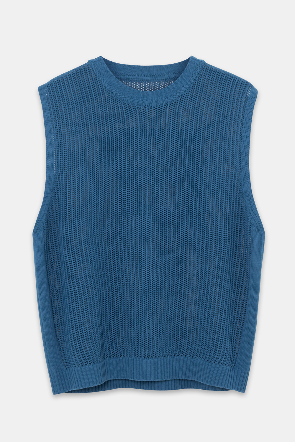 MESH KNIT VEST - BLUE - BLUR | 블러